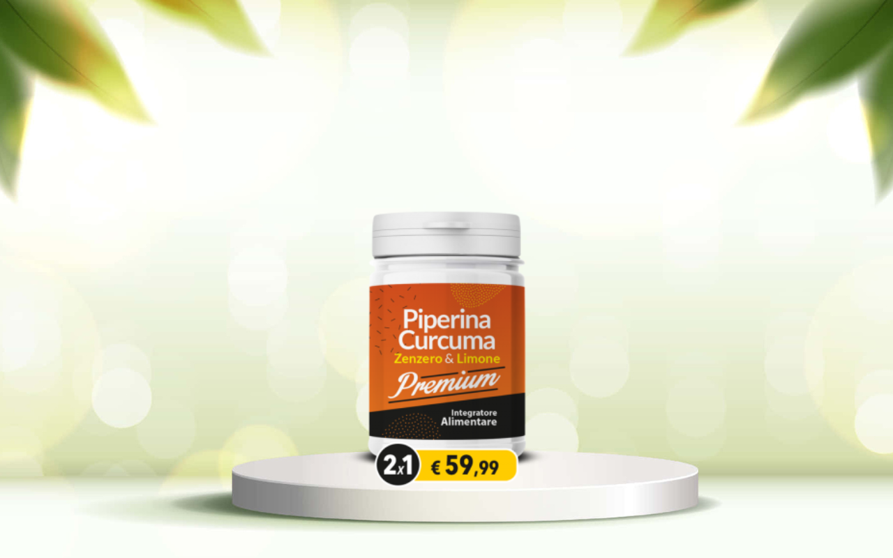 Scopri piperina e curcuma premium: detox naturale per dimagrire e regolarizzare l’intestino